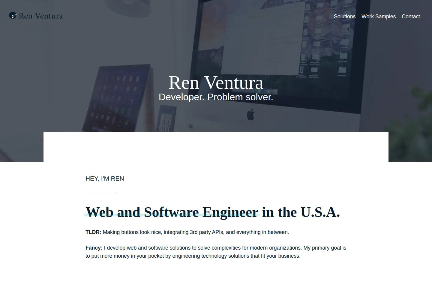 Screenshot of renventura.com