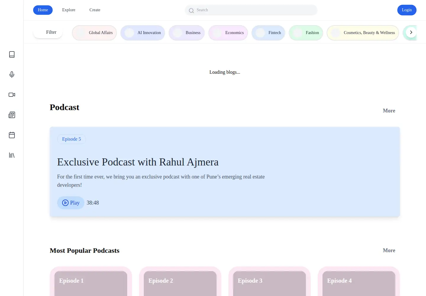 Screenshot of thedailyscribe.com
