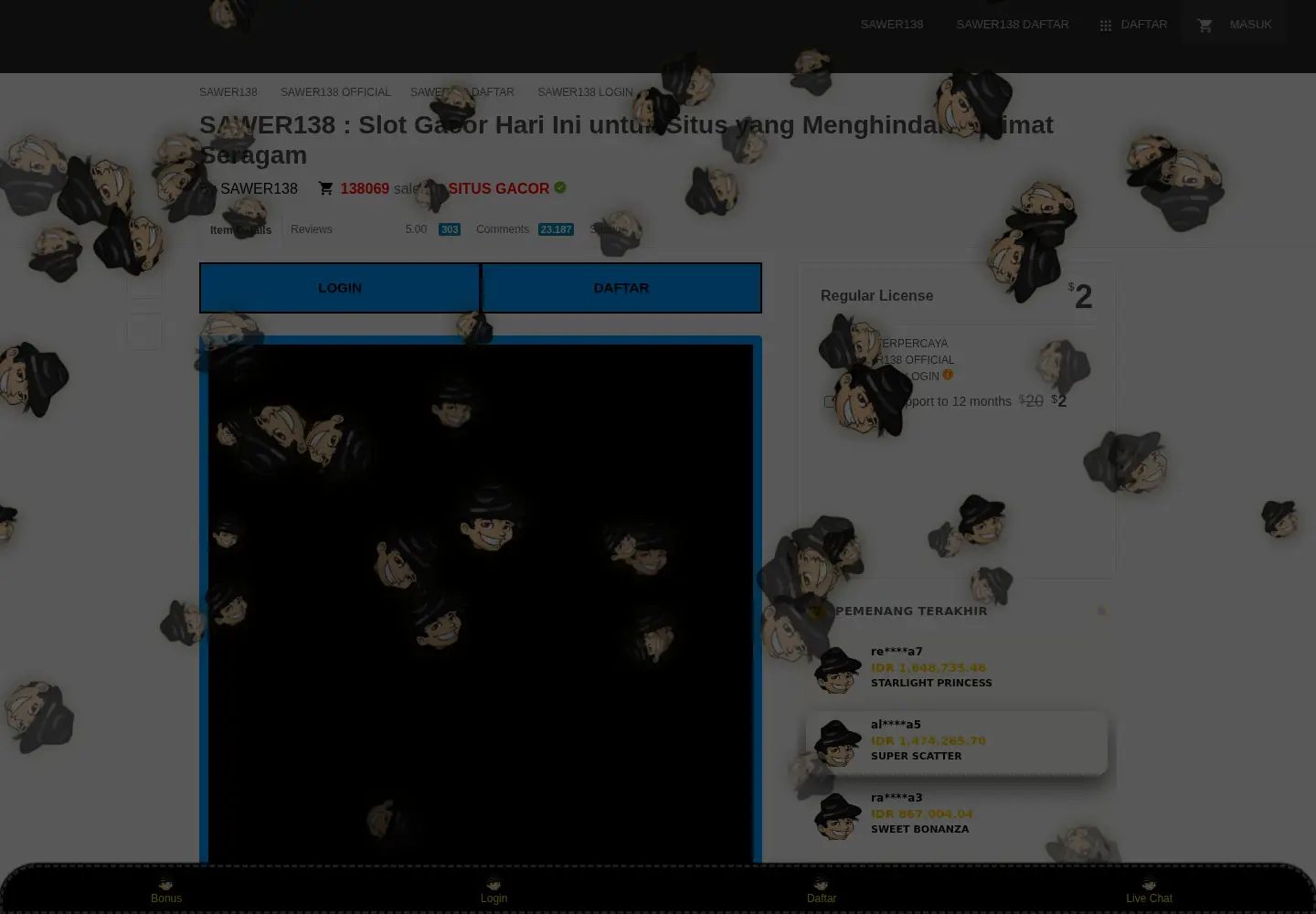 Screenshot of webfeminin.com