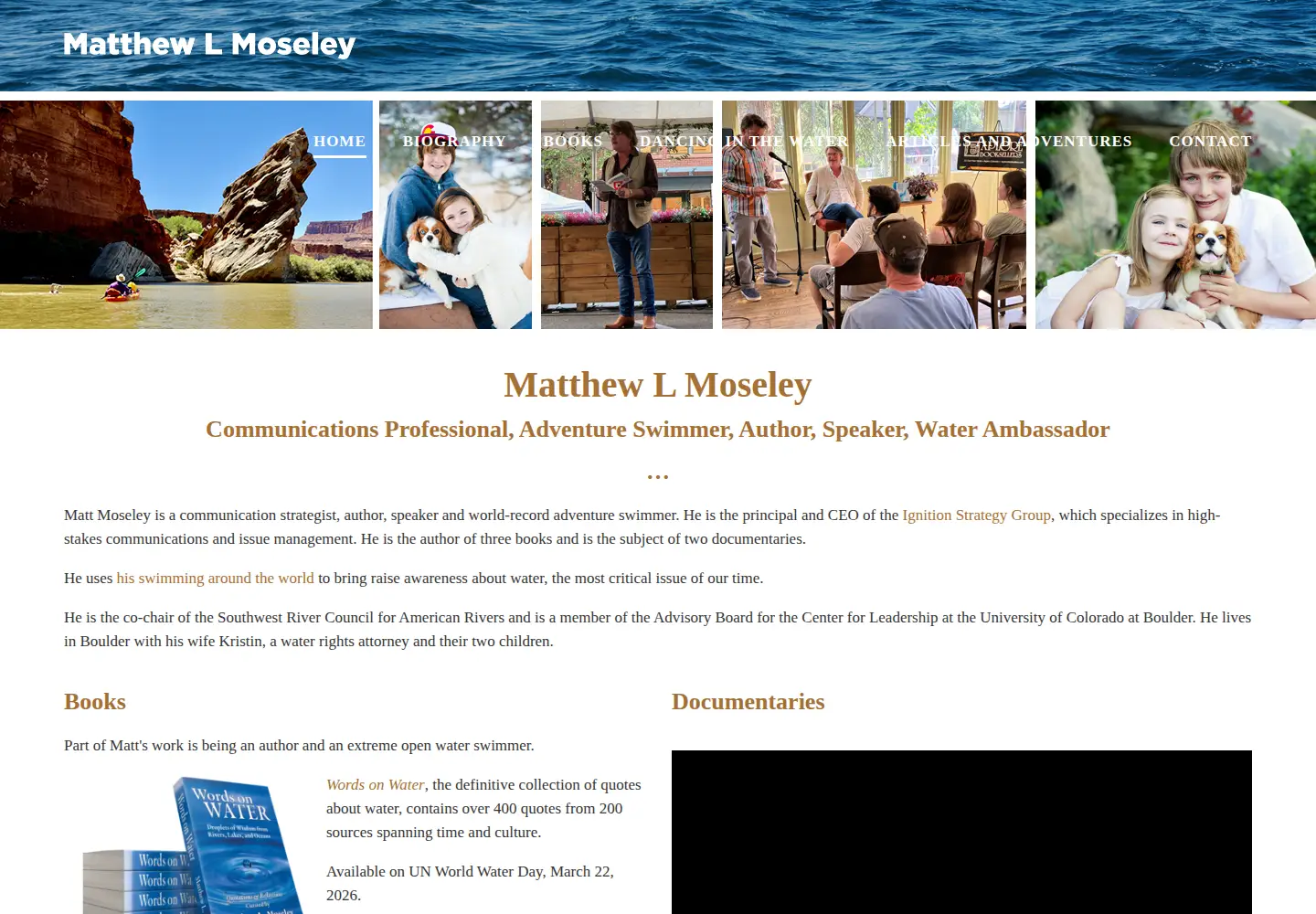 Screenshot of matthewlmoseley.net