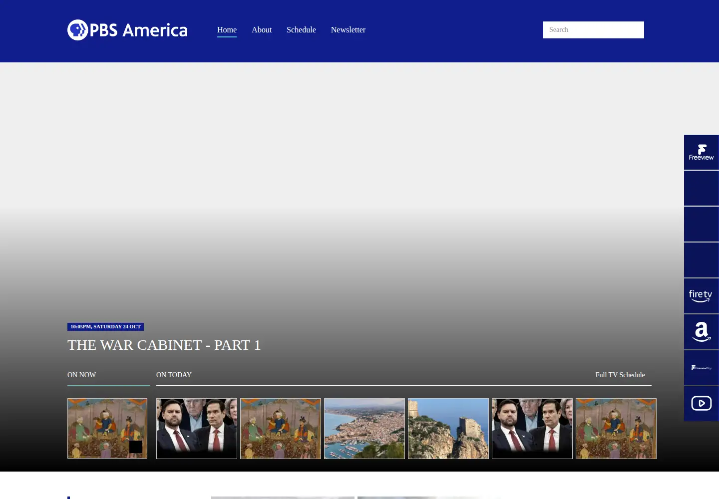 Screenshot of pbsamerica.co.uk
