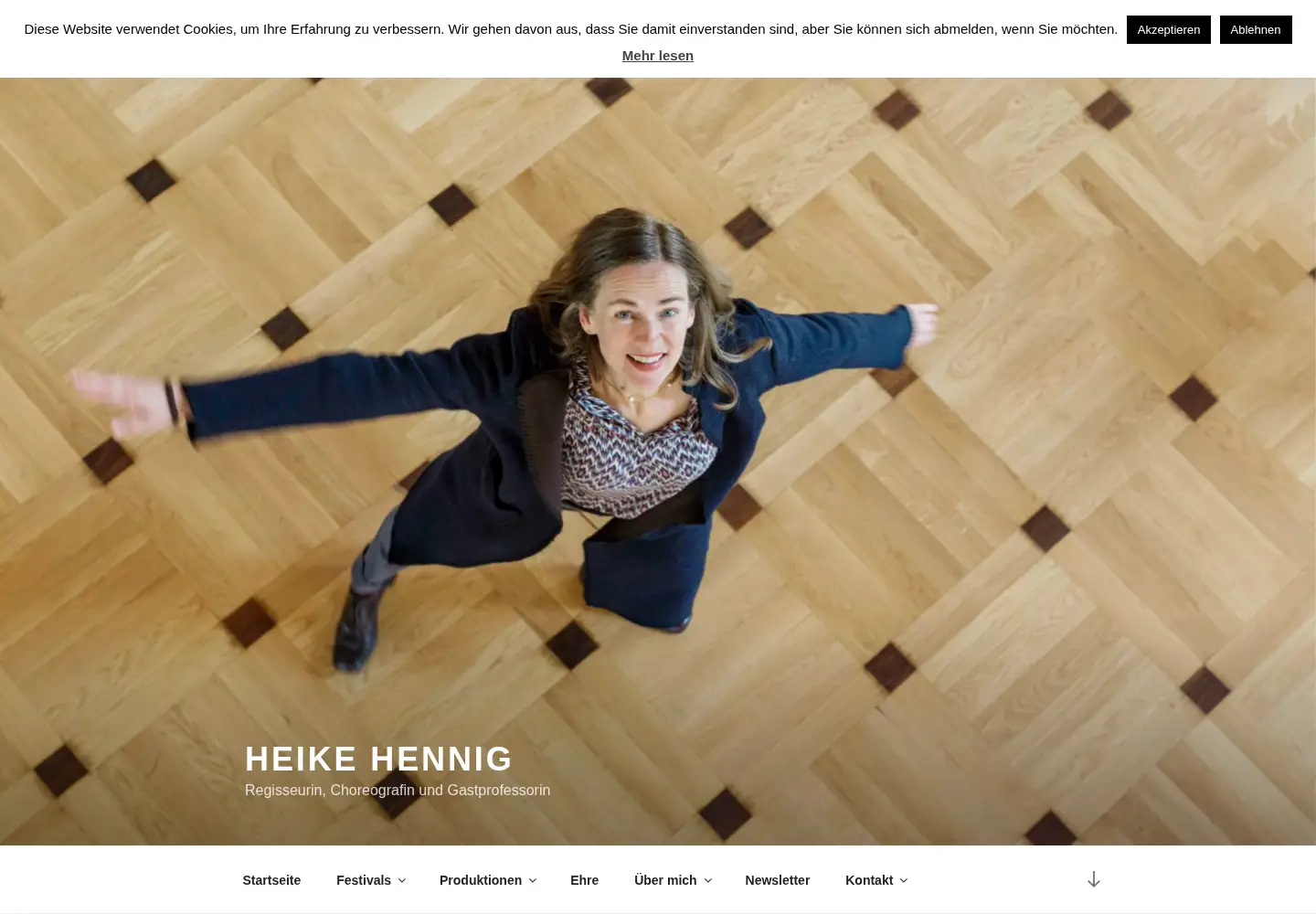 Screenshot of heikehennig.de