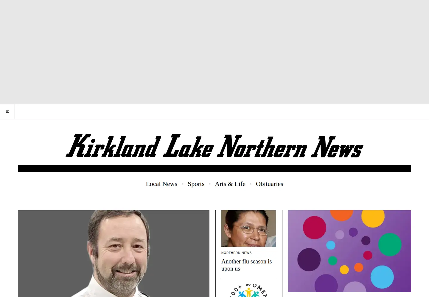 Screenshot of northernnews.ca