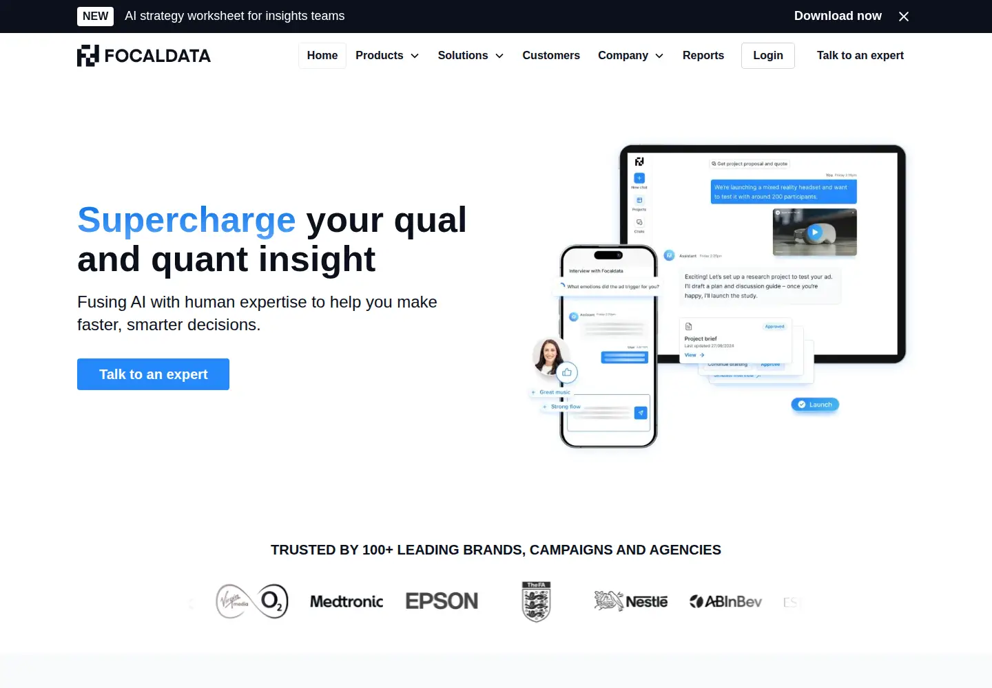 Screenshot of focaldata.com