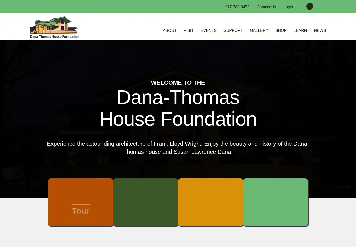 Screenshot of dana-thomas.org