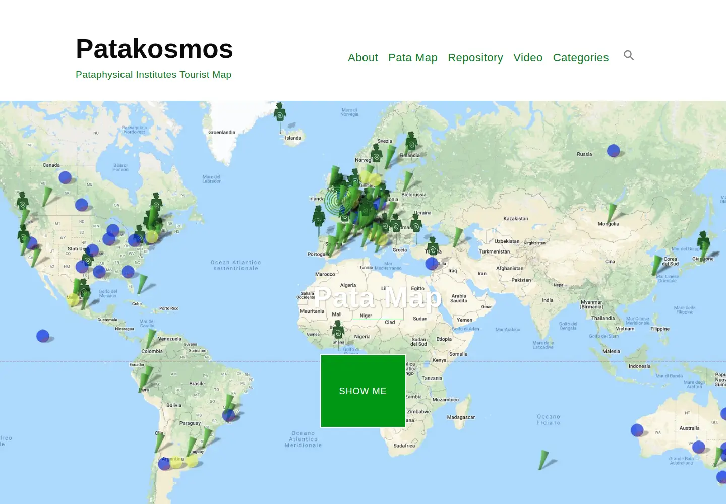 Screenshot of patakosmos.com
