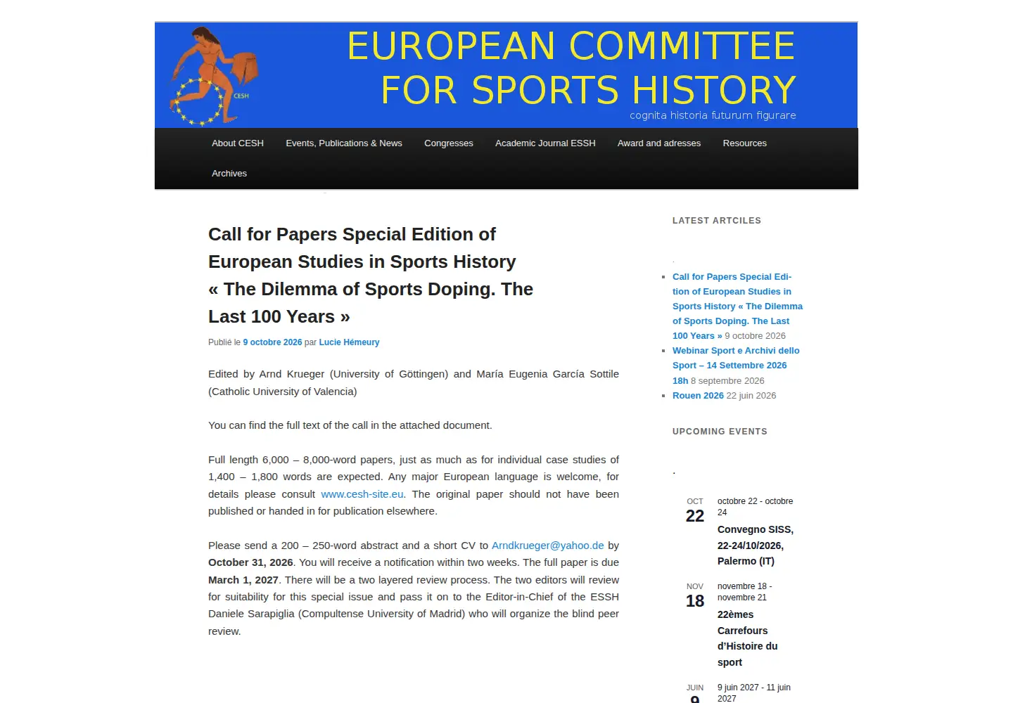 Screenshot of cesh-site.eu
