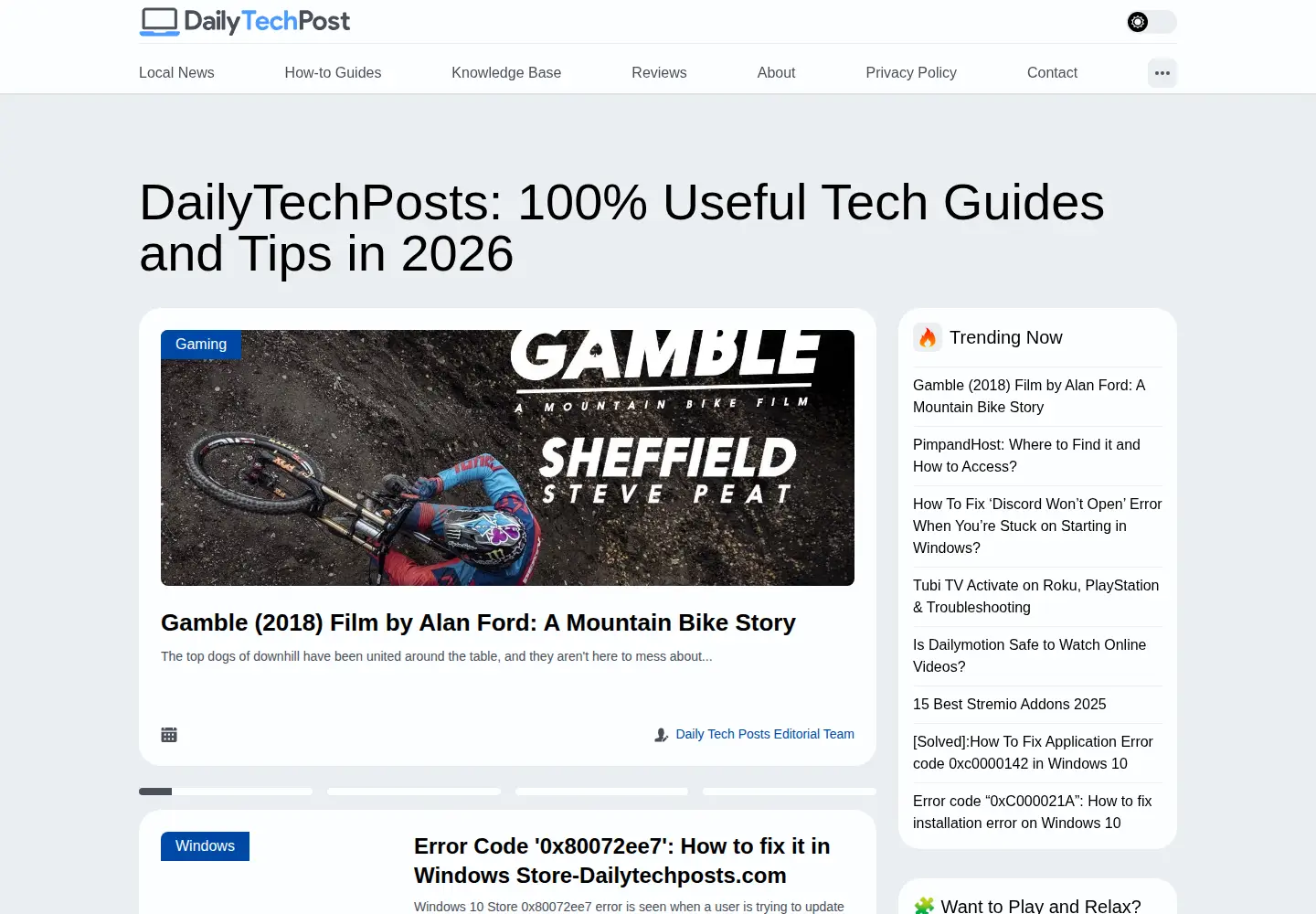 Screenshot of americanpost.news