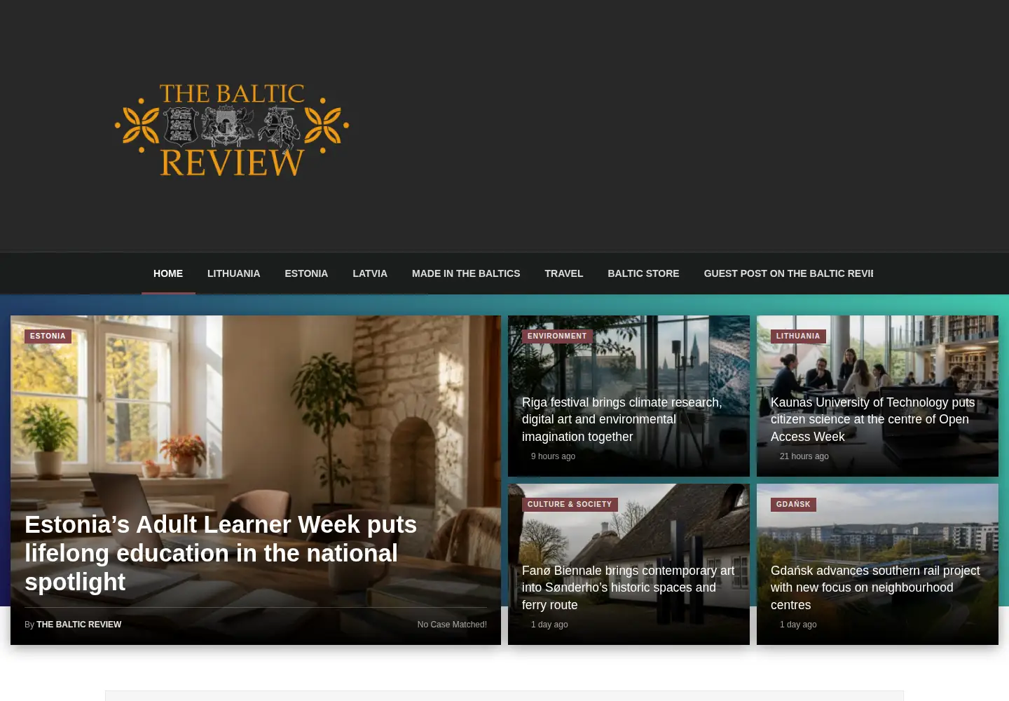 Screenshot of baltic-review.com