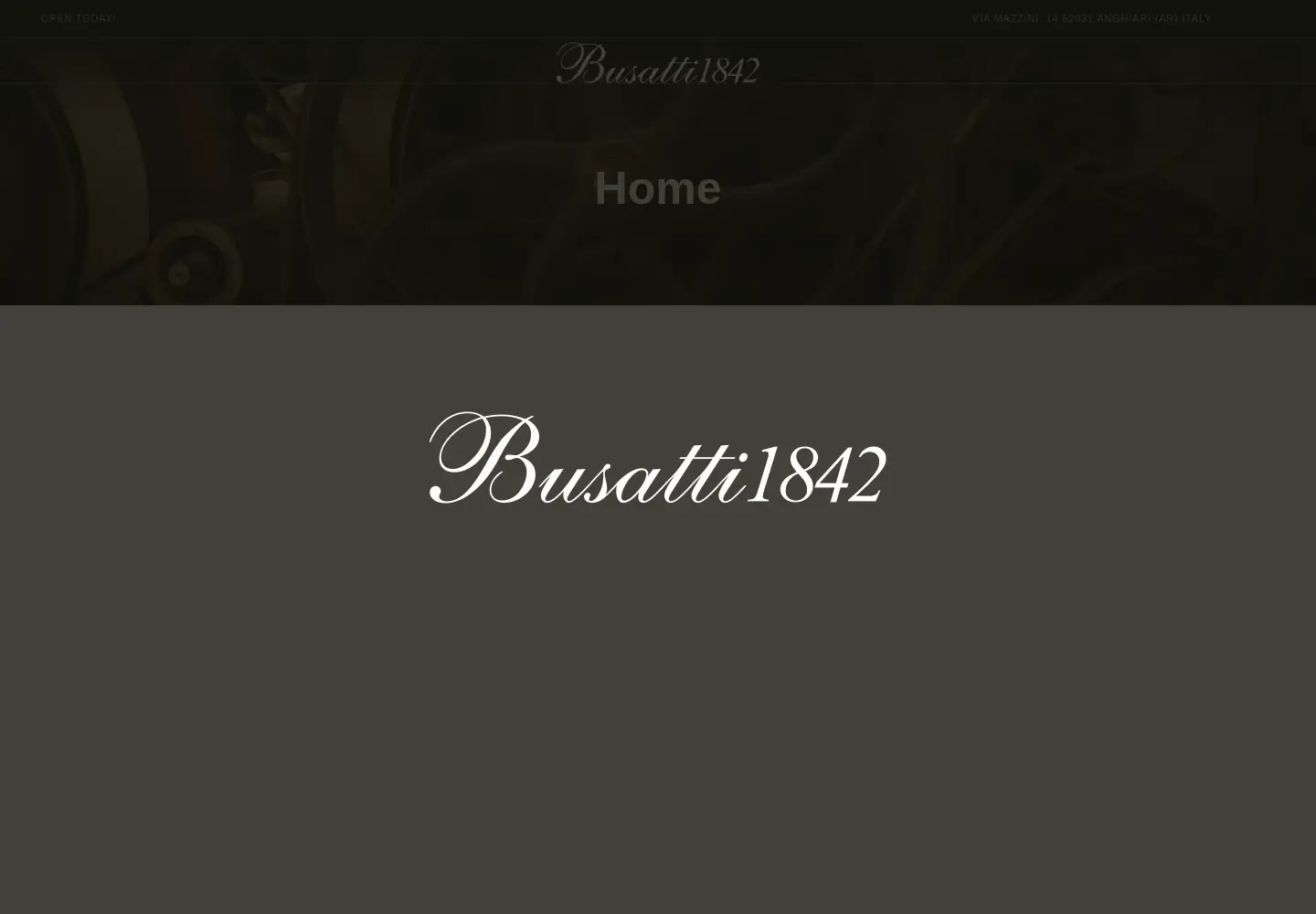 Screenshot of busatti.com