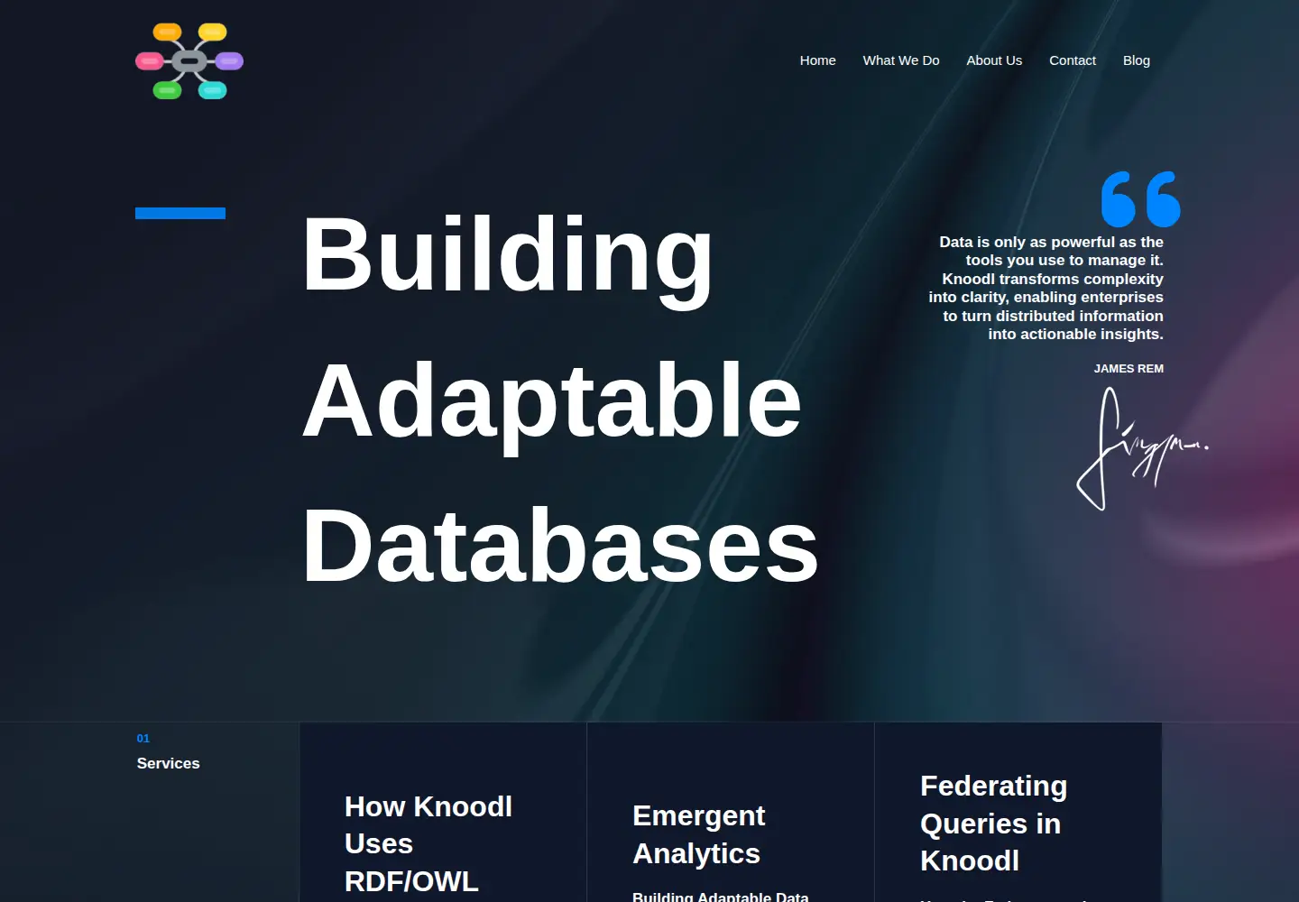 Screenshot of knoodl.com