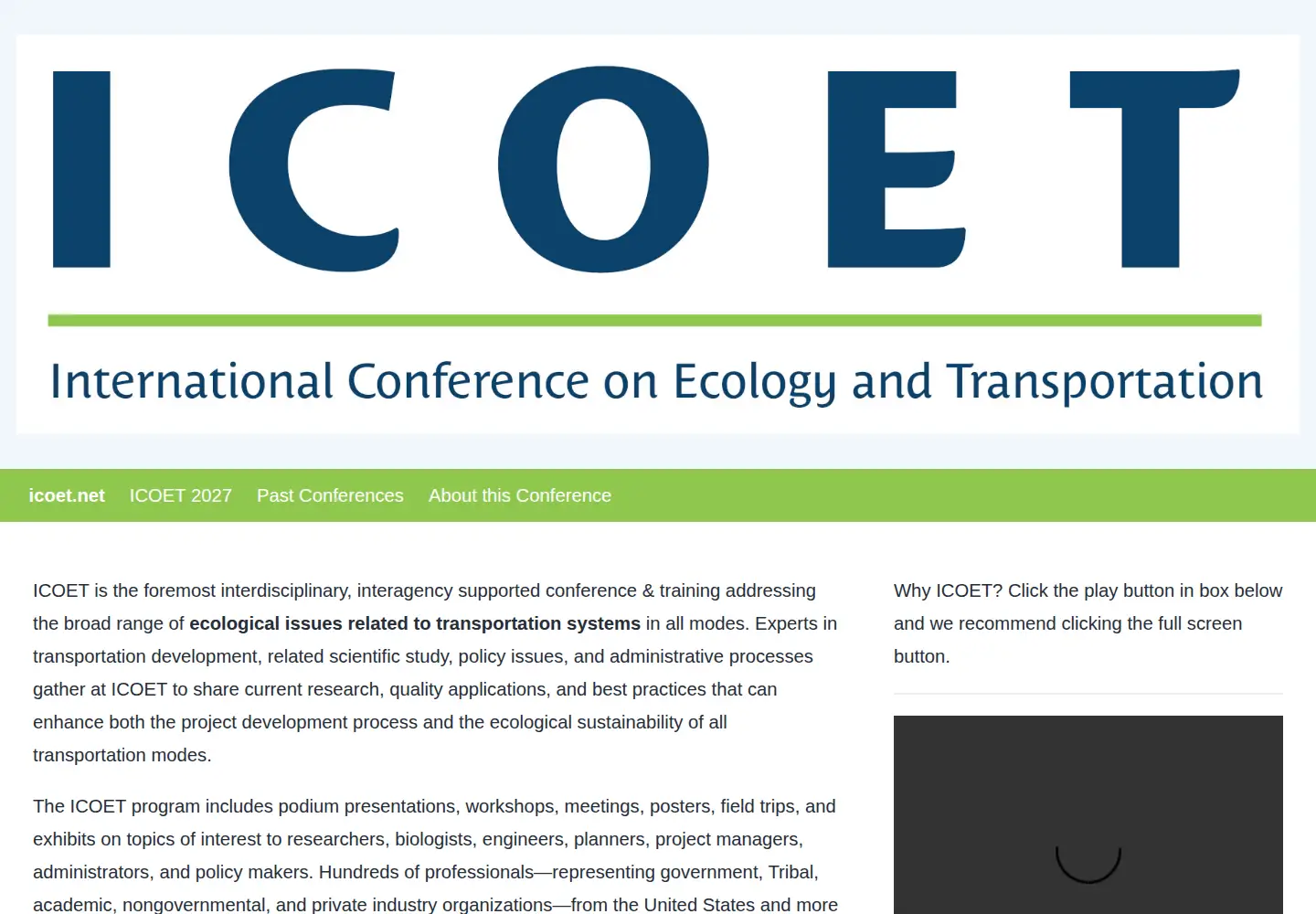 Screenshot of icoet.net