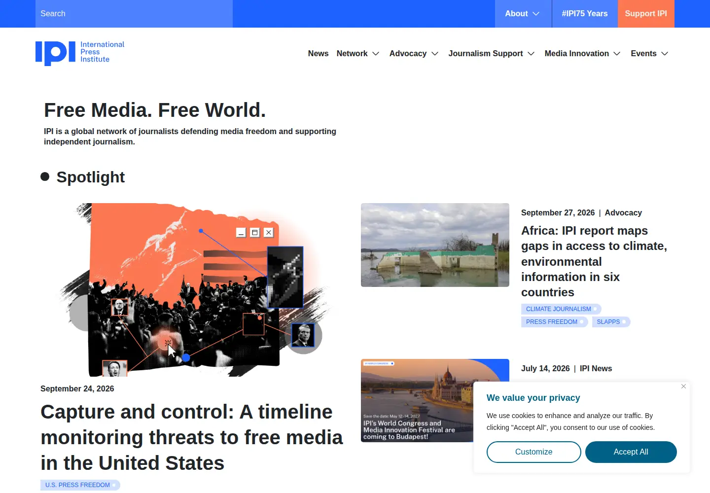 Screenshot of ipi.media