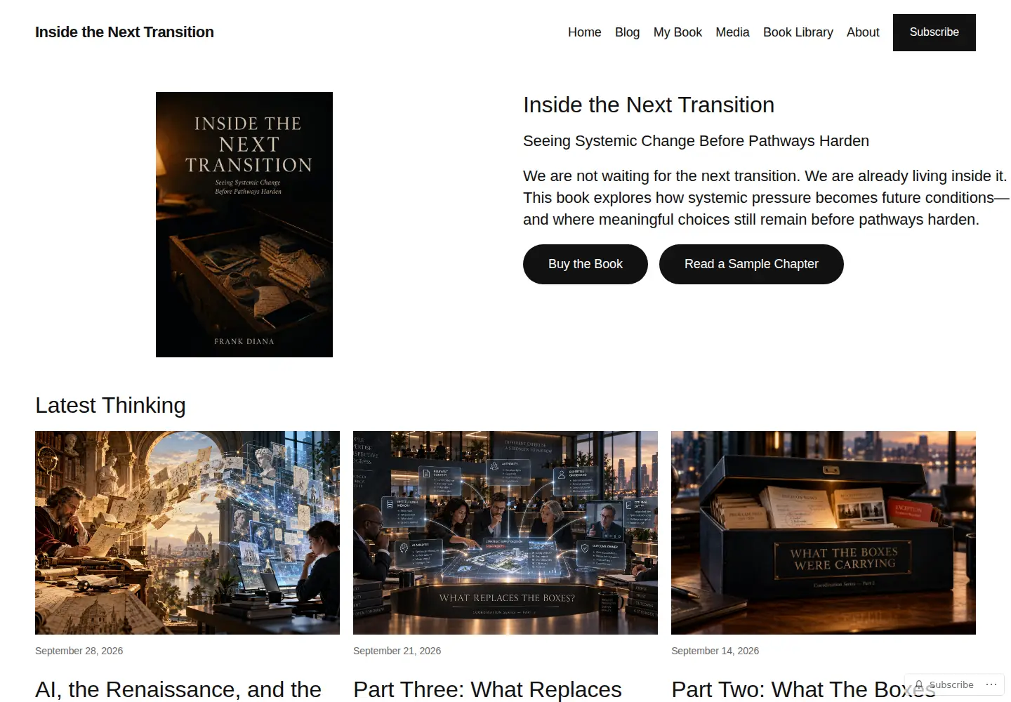 Screenshot of frankdiana.net