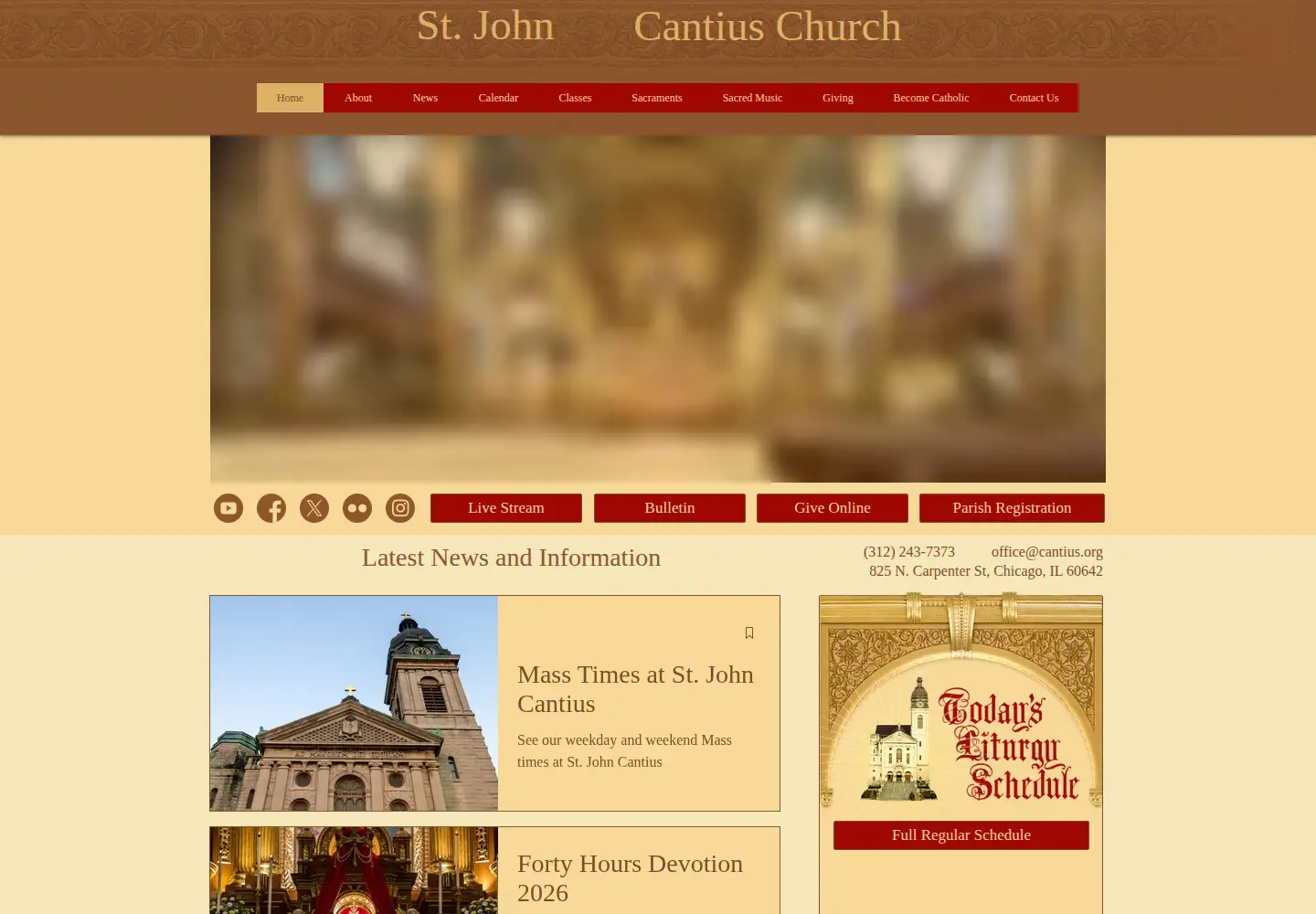 Screenshot of cantius.org