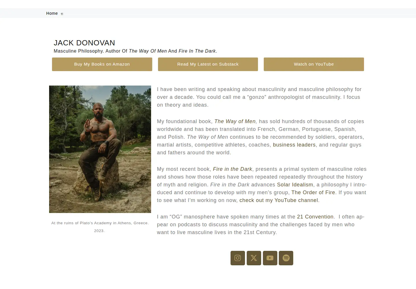 Screenshot of jack-donovan.com
