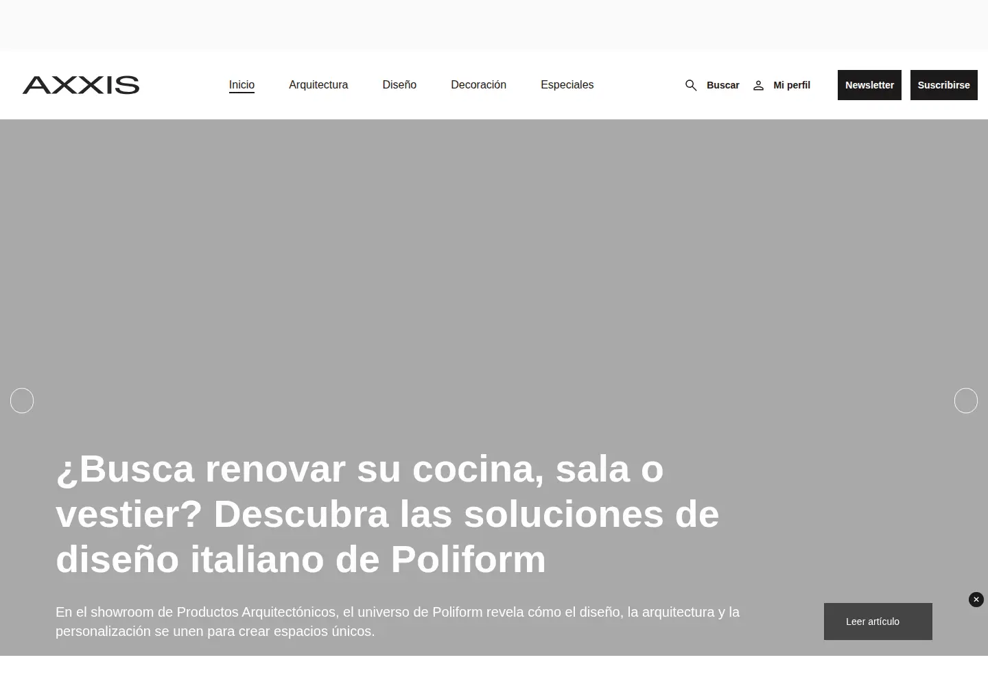 Screenshot of revistaaxxis.com.co