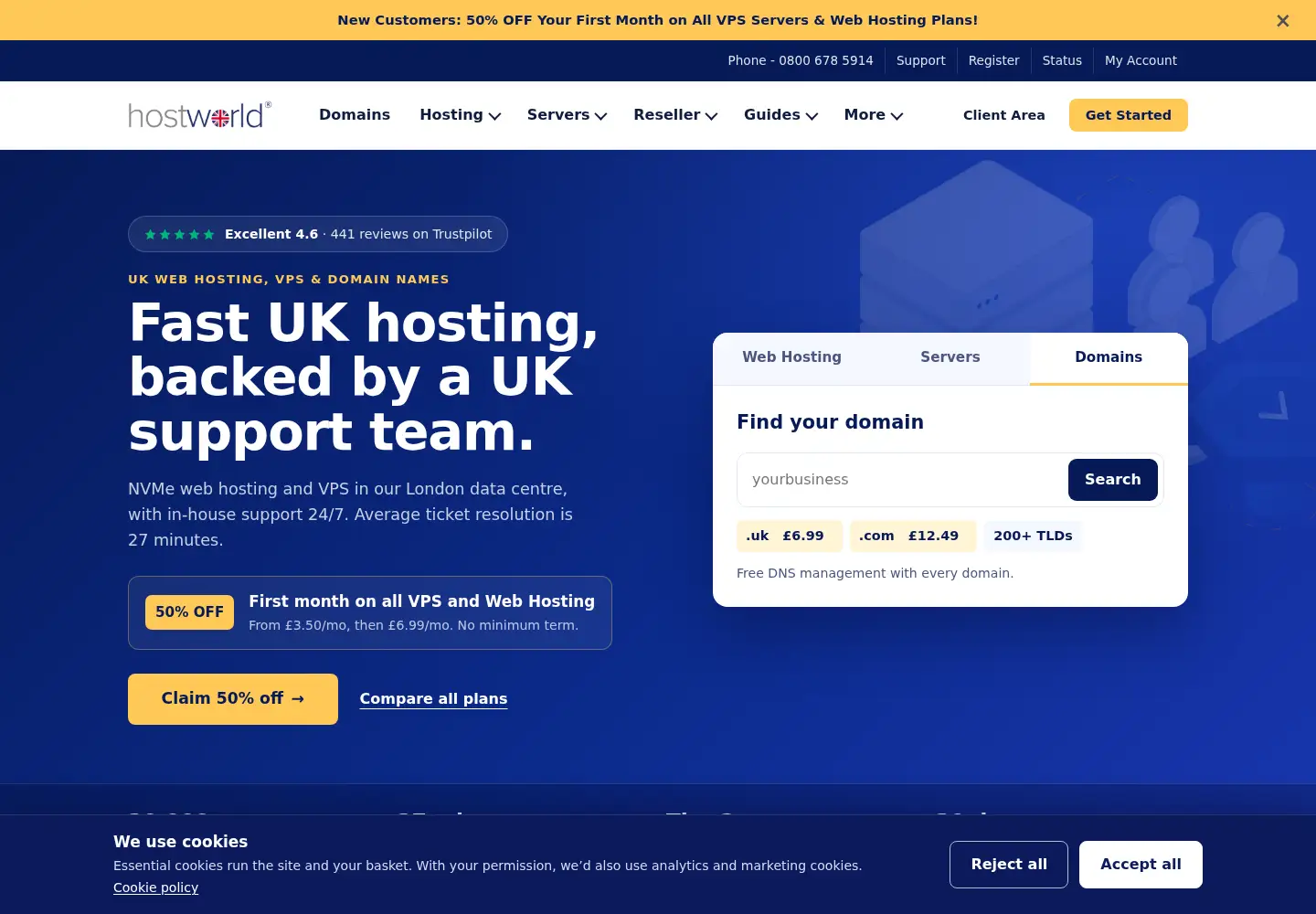 Screenshot of freehostingcloud.com