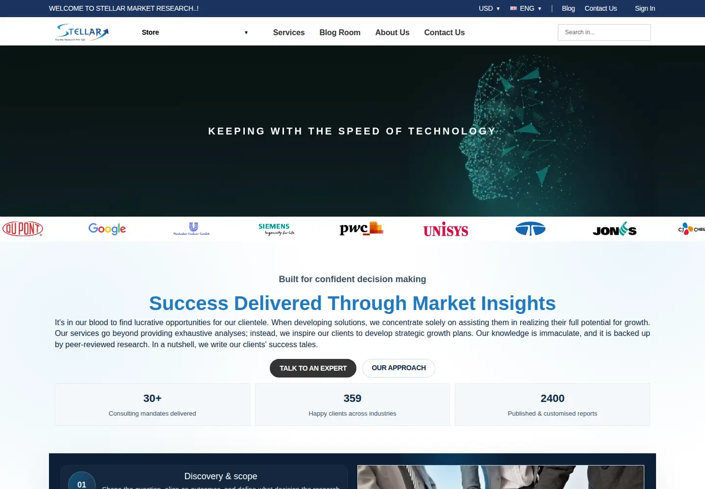 Screenshot of stellarmr.com