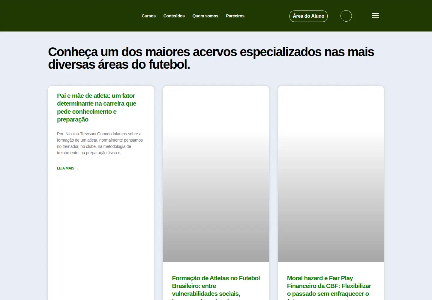 Screenshot of universidadedofutebol.com.br