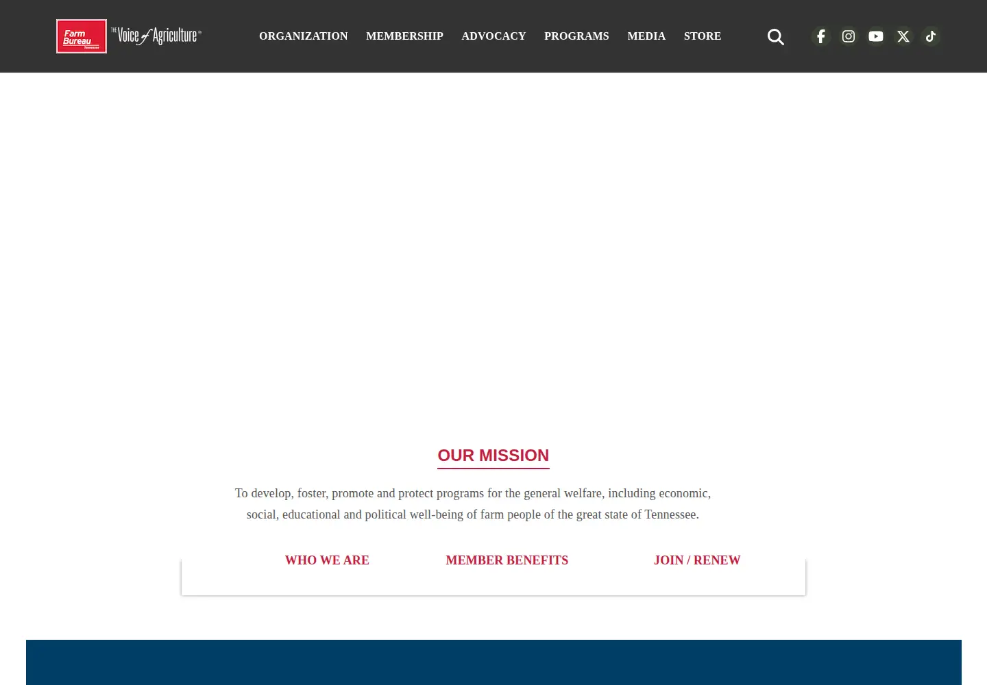 Screenshot of tnfarmbureau.org