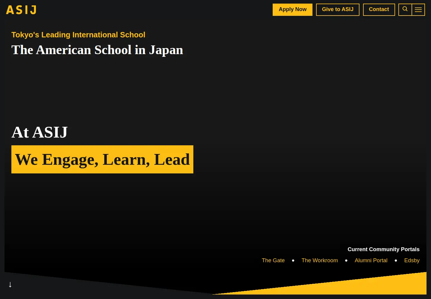 Screenshot of asij.ac.jp