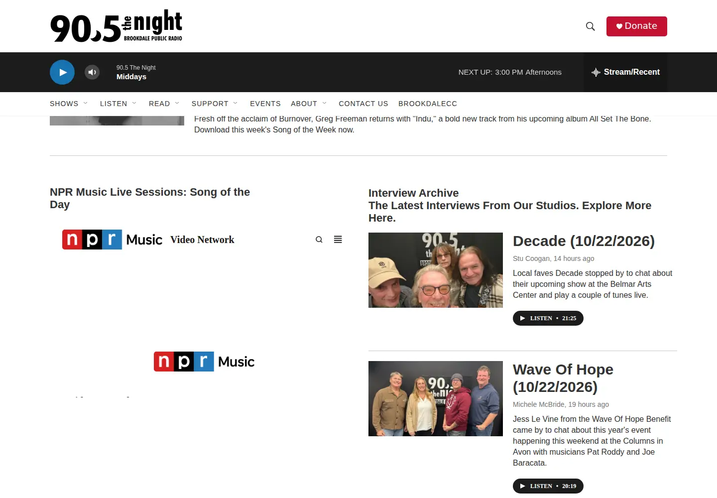 Screenshot of wbjb.org