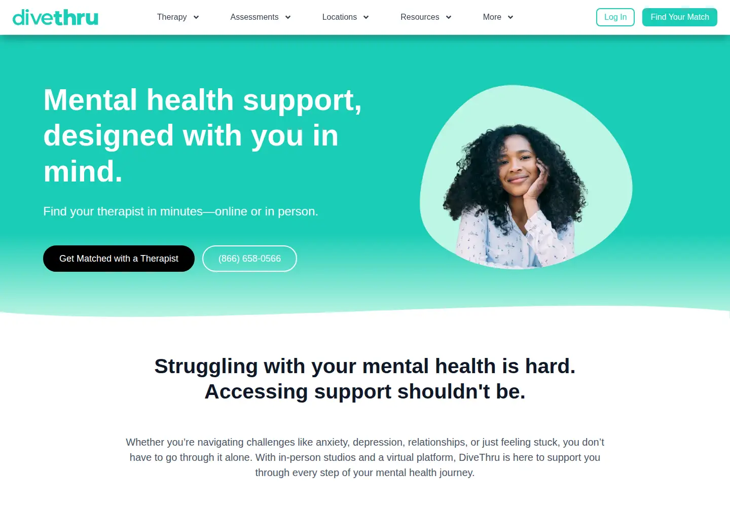 Screenshot of divethru.com