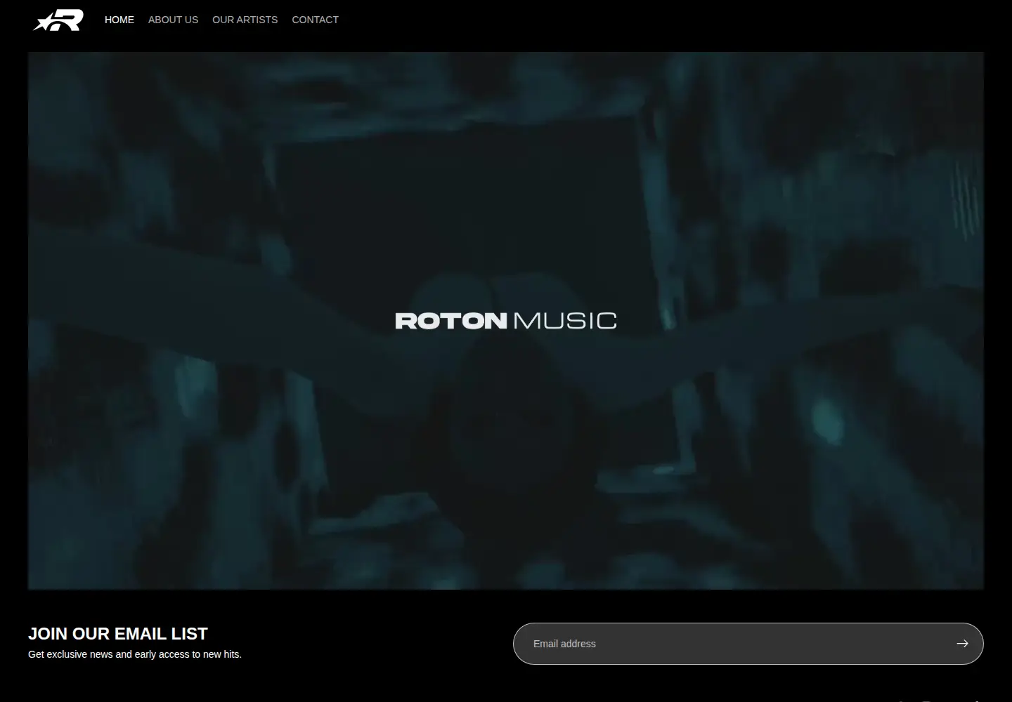 Captured homepage of roton.ro in the current scan