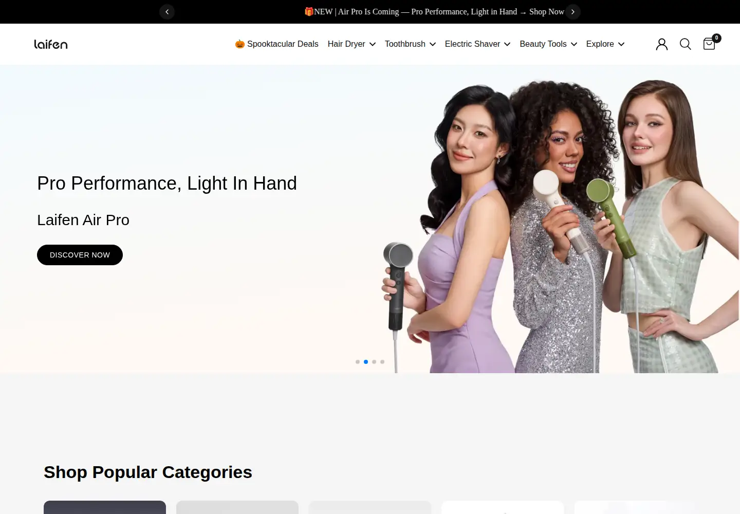 Screenshot of laifentech.com