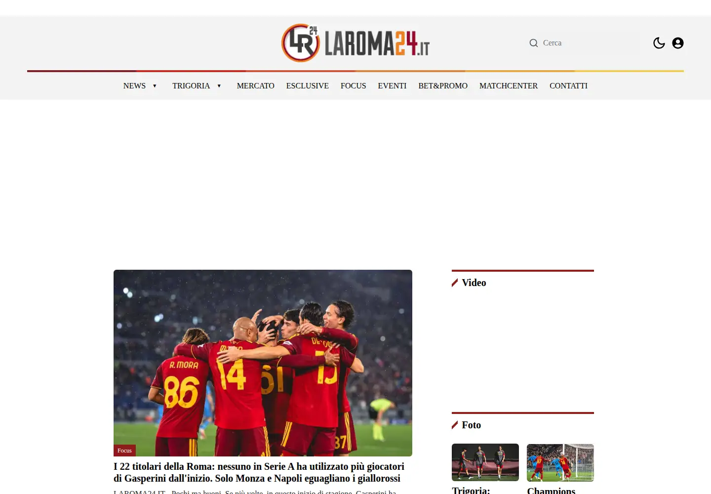 Screenshot of laroma24.it