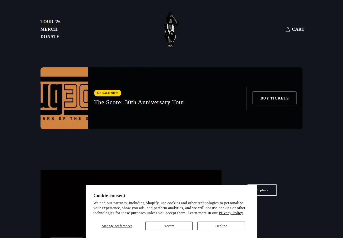 Screenshot of lauryn-hill.com