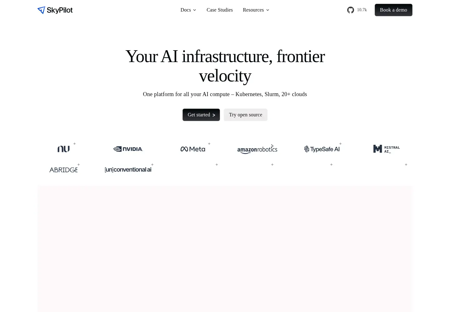 Screenshot of skypilot.co
