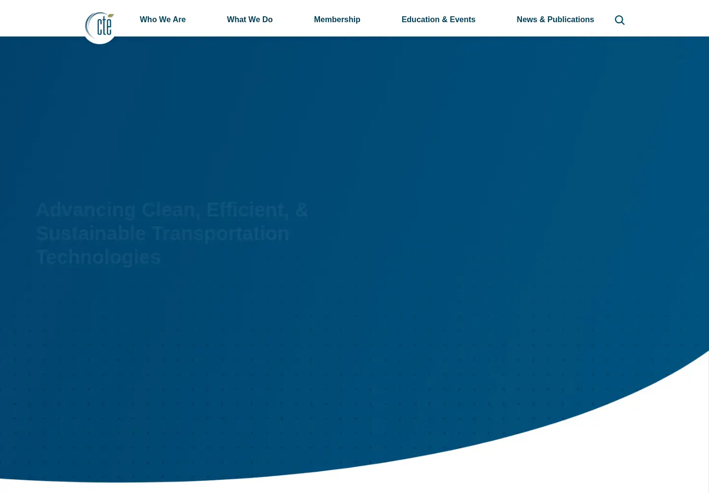 Captured homepage of cte.tv in the current scan