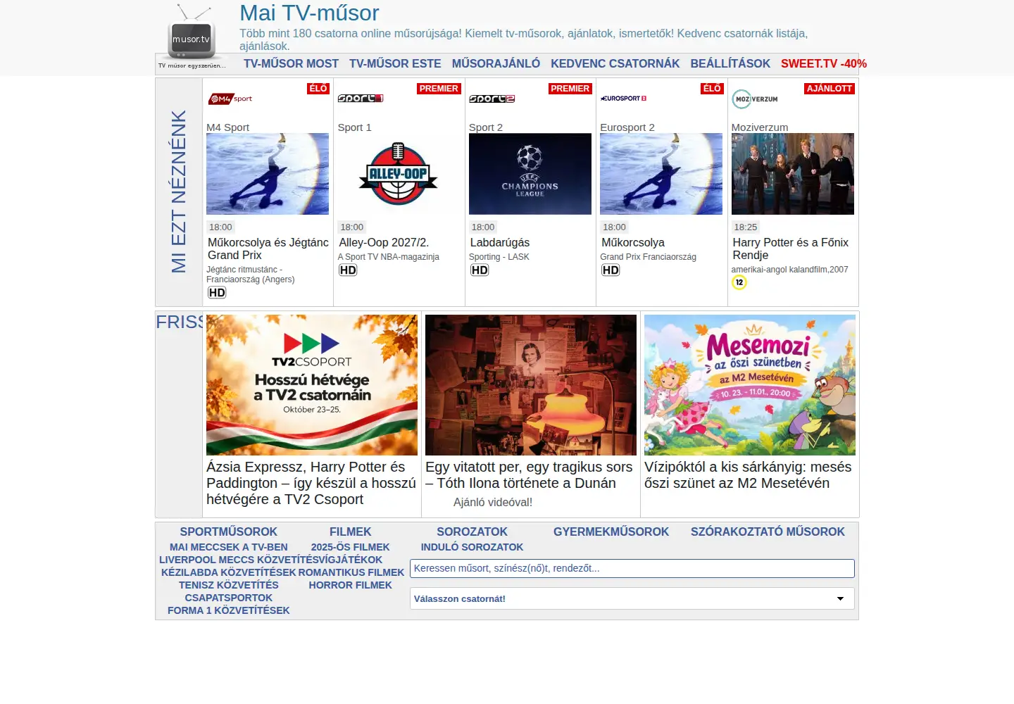 Screenshot of musor.tv