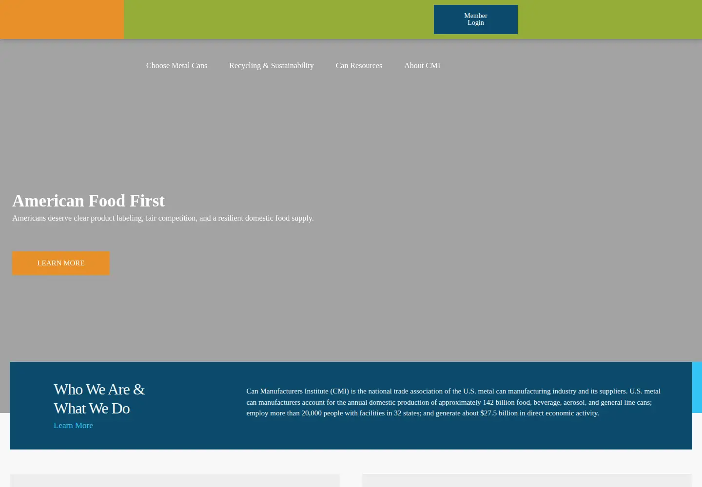Captured homepage of cancentral.com in the current scan