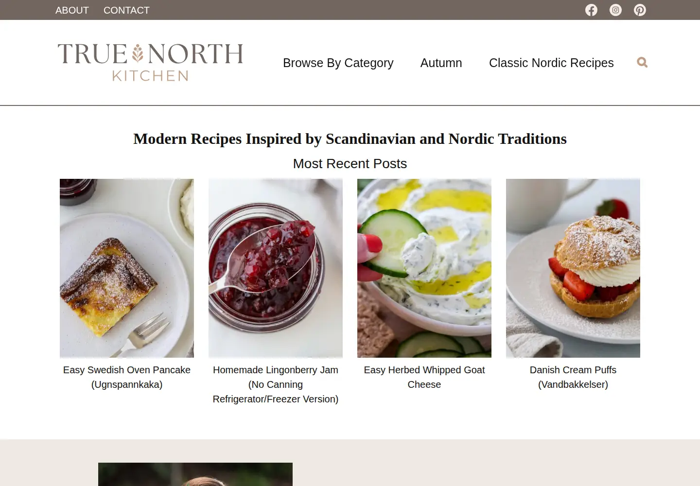 Screenshot of true-north-kitchen.com