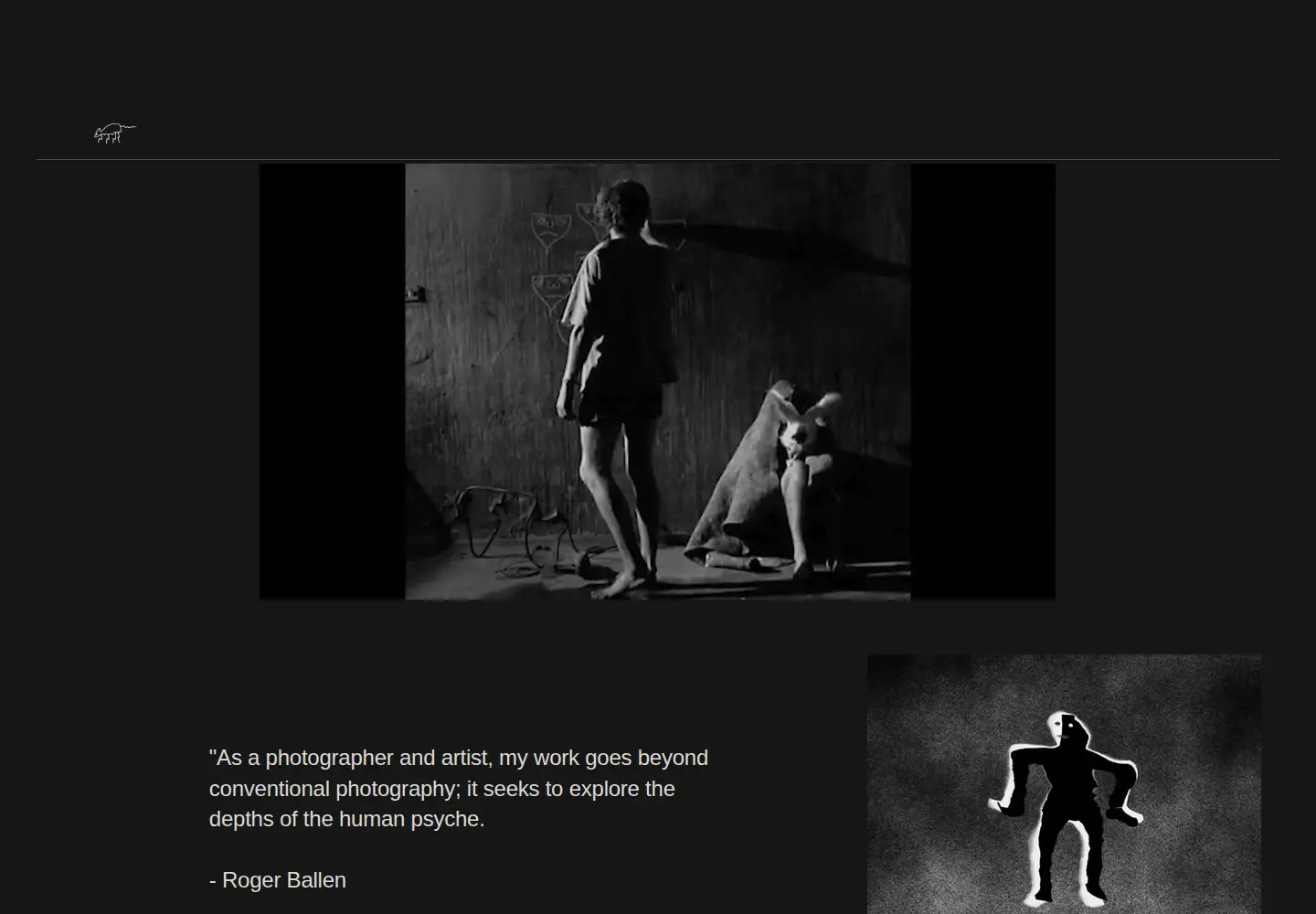 Screenshot of rogerballen.com