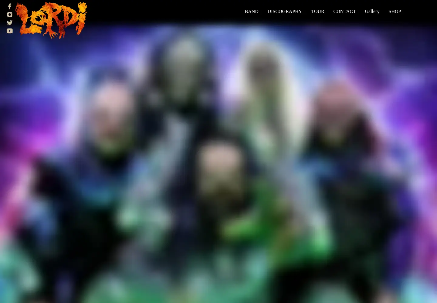 Screenshot of lordi.fi