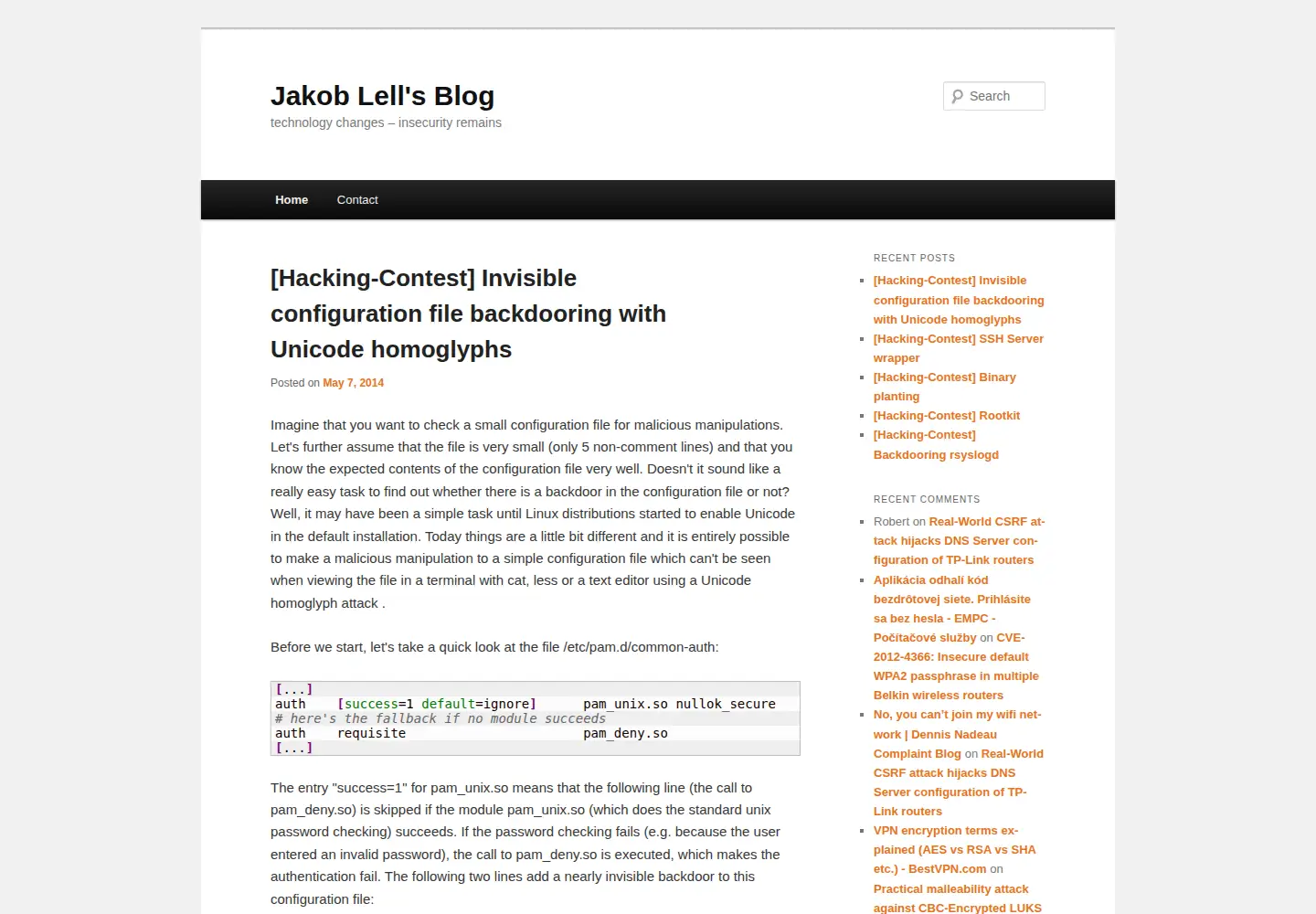 Screenshot of jakoblell.com