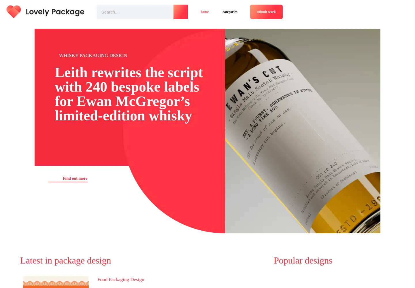 Screenshot of lovelypackage.com