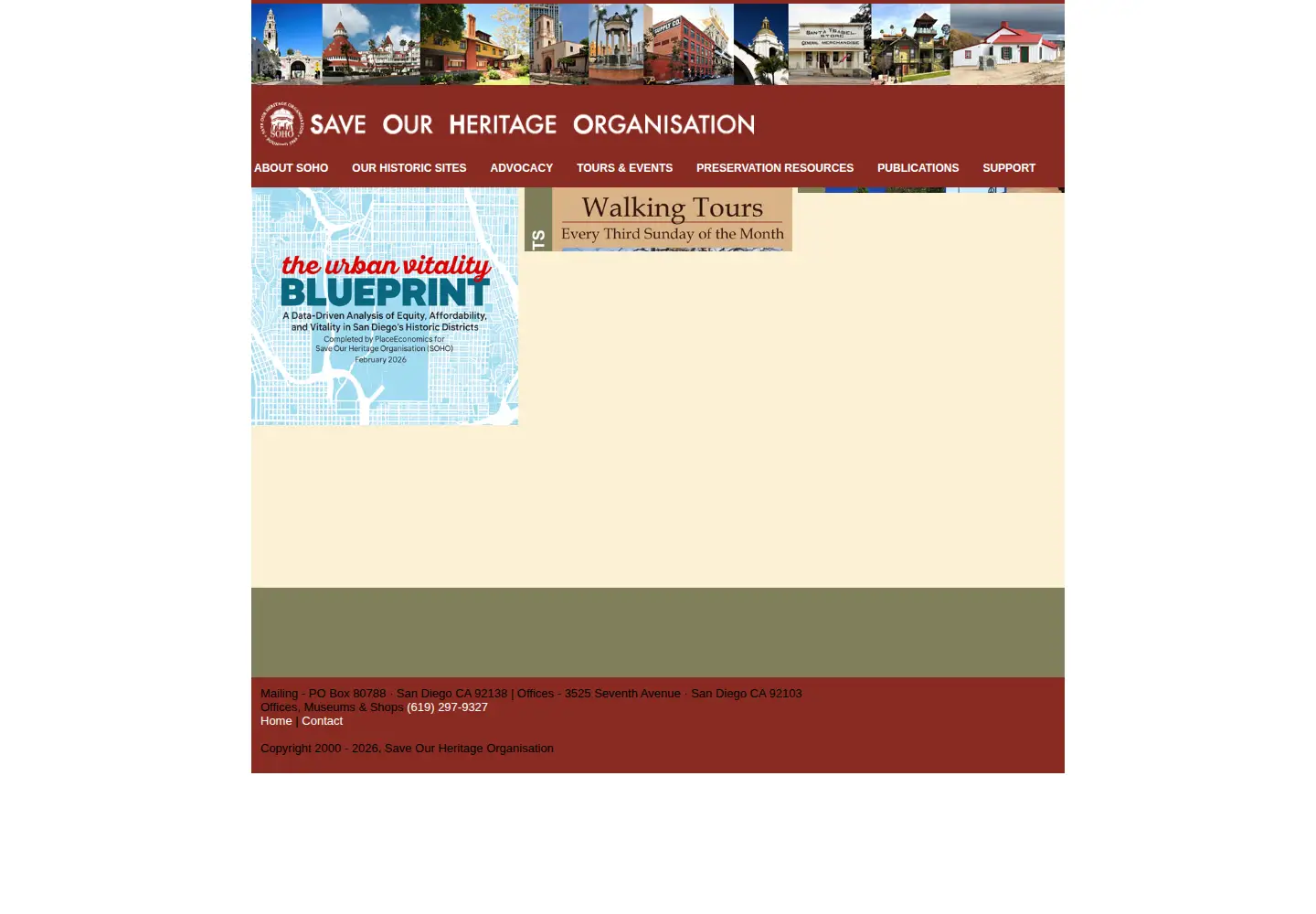 Screenshot of sohosandiego.org
