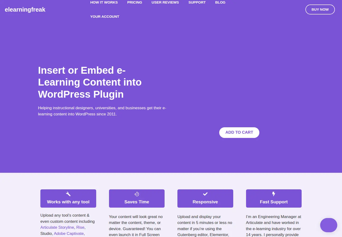 Captured homepage of elearningfreak.com in the current scan