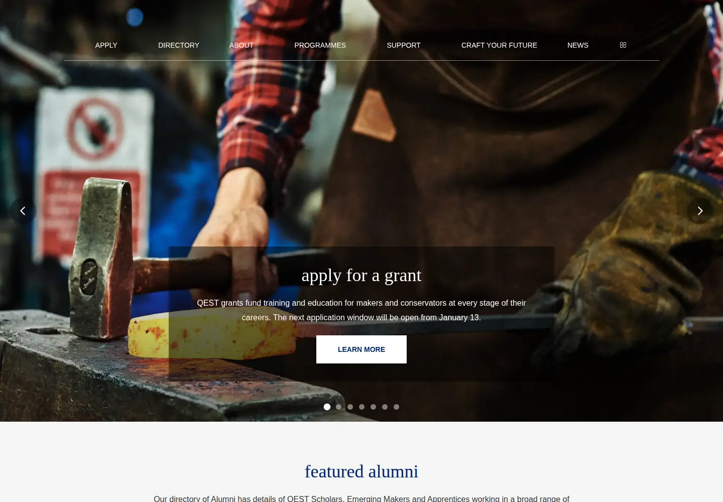 Screenshot of qest.org.uk