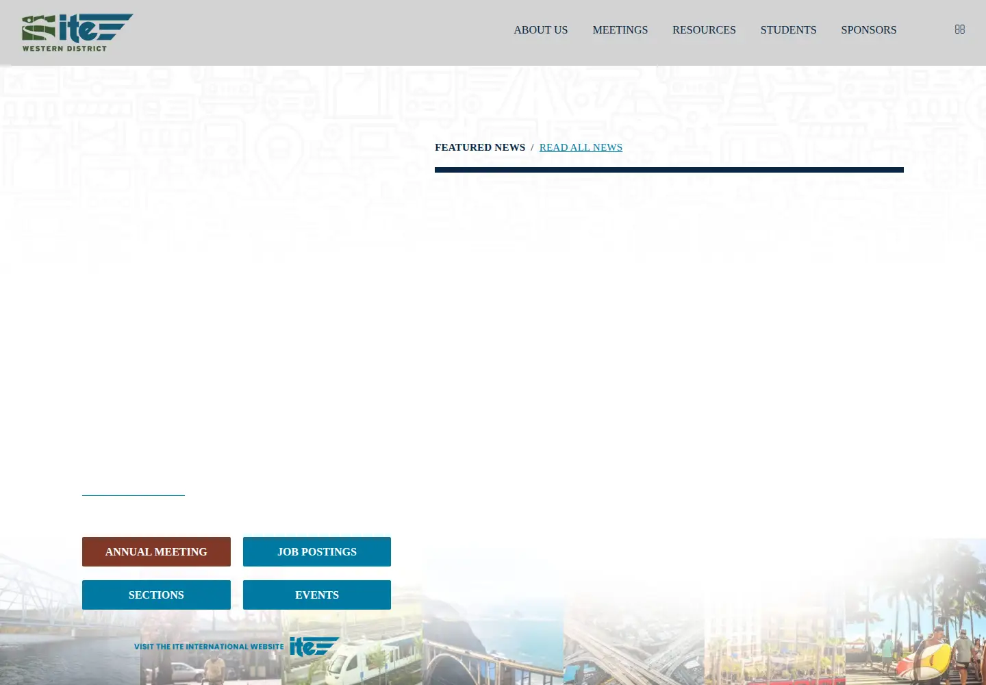 Captured homepage of westernite.org in the current scan