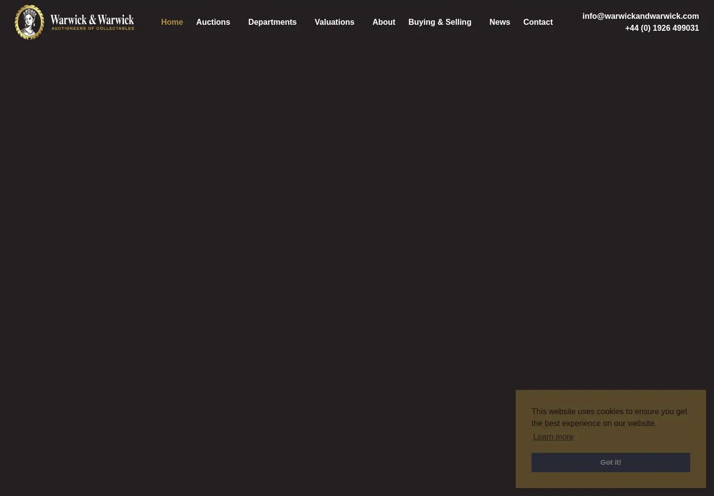 Screenshot of warwickandwarwick.com