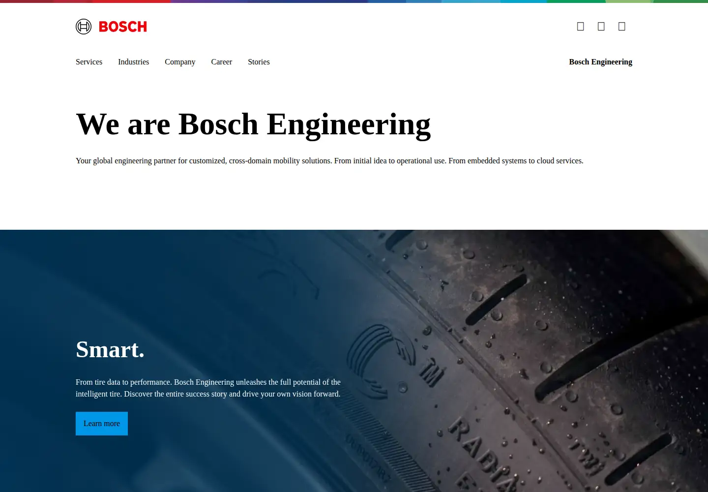 Screenshot of bosch-engineering.com