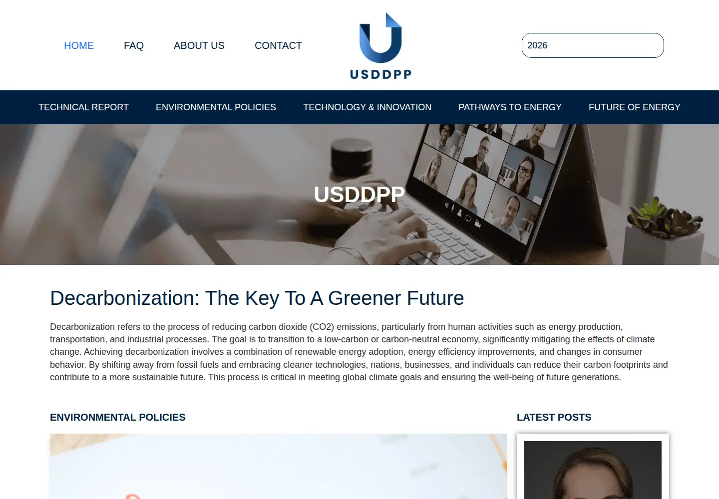 Screenshot of usddpp.org