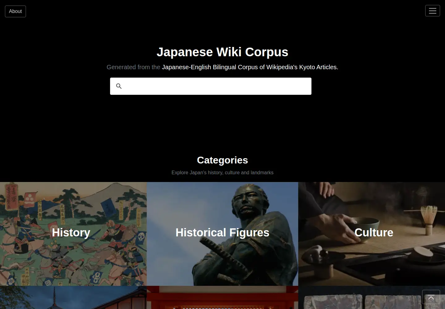 Captured homepage of japanesewiki.com in the current scan