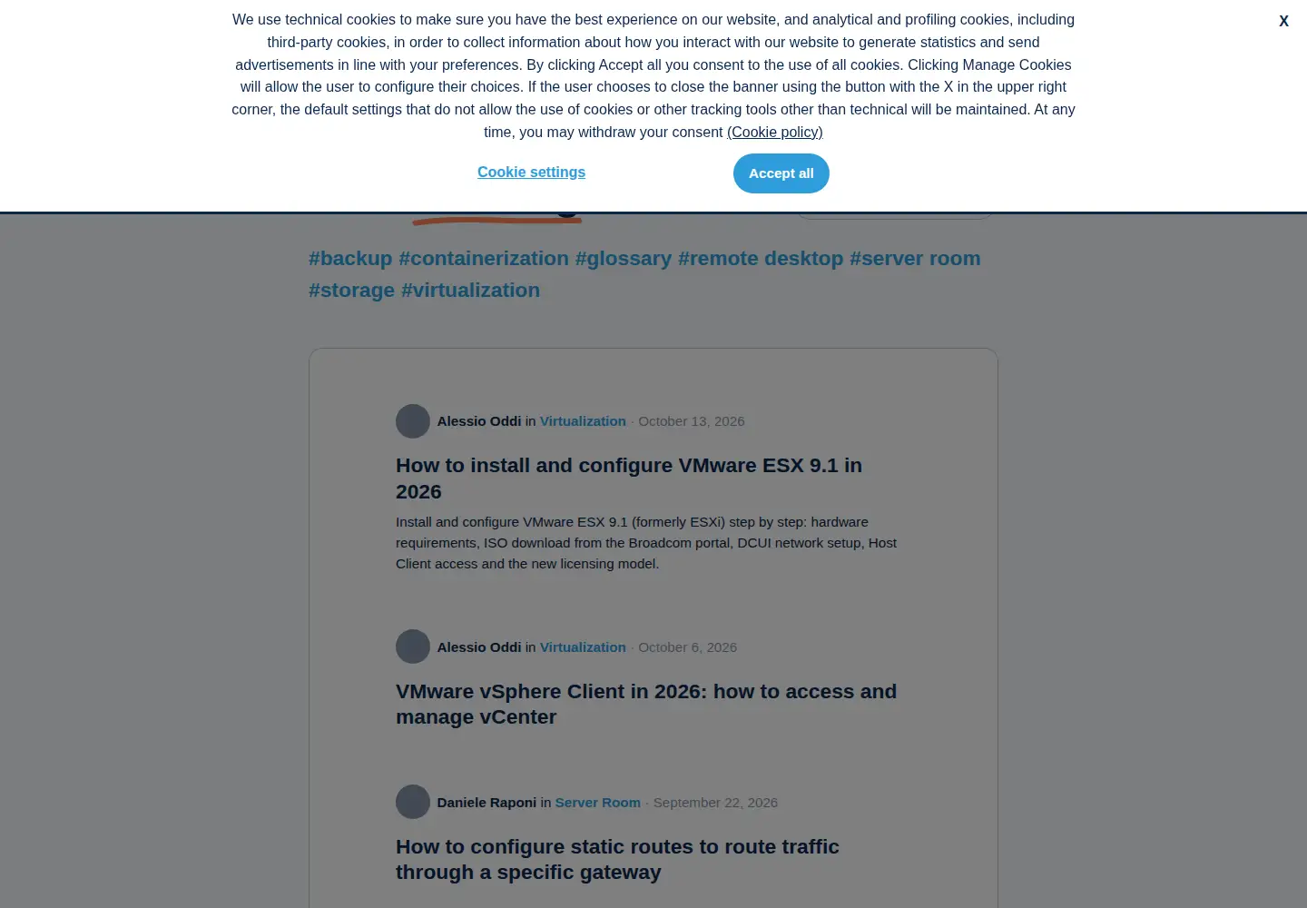Captured homepage of thesolving.com in the current scan